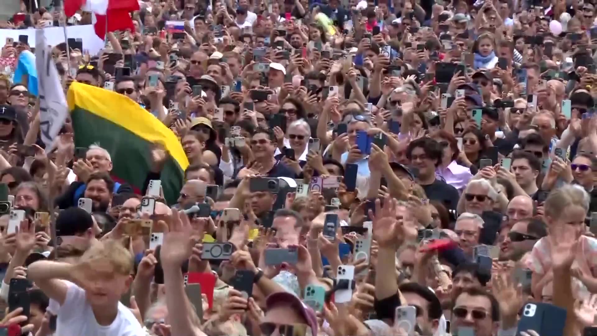 Pope Leo calls for no more war in first Sunday message