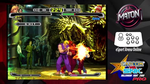 Capcom vs. SNK Pro • Luchas en linea • "wp1" vs "ElMaton" • (2025/05/25) #casualplay #onlinevs