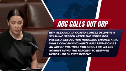 AOC Calls Out GOP Over Charlie Kirk Resolution: “We Can’t Whitewash History”