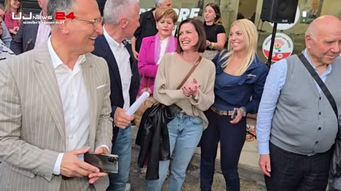 Valter Stoppini è sindaco di Assisi, festa al comitato elettorale