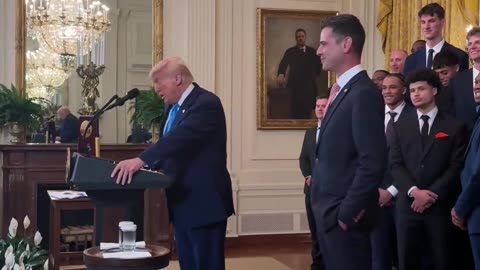 President Trump welcomes the Florida Gators