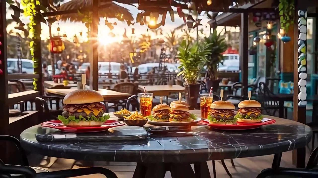 Delicious hamburgers for a great meal