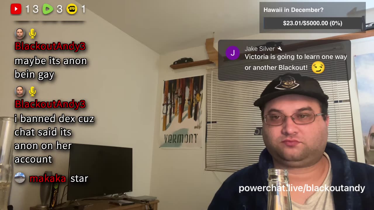 09/08/25 Blackout Andy VOD: "Chill stream Free TTS"