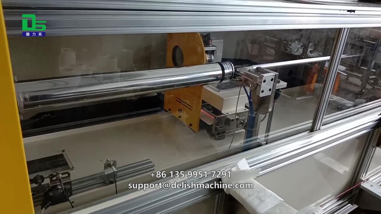 Auto foil roll cutter, several times faster than manual operation.