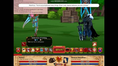DragonFable - damaging Akanthus