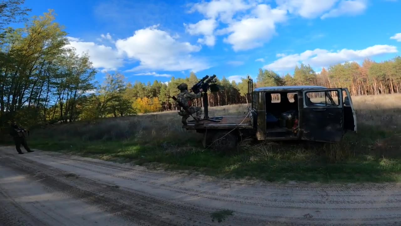 🛡️🚜 Ukraine Russia War | Mobile Air Defense Post in Action | RCF