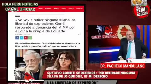 "UNA COCINA SURGE AL QUE TRAE EL TÍTULO DE PERIODISTA DE GUSTAVO GORRITI"