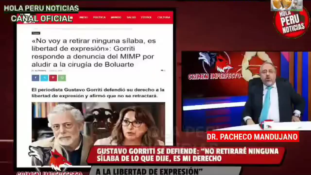 "UNA COCINA SURGE AL QUE TRAE EL TÍTULO DE PERIODISTA DE GUSTAVO GORRITI"