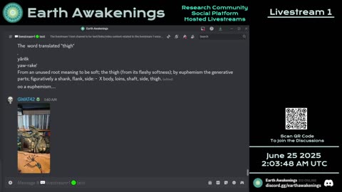 Earth Awakenings - Livestream 1 - #3251 - Live on Rumble/Youtube/X-Twitter/Twitch