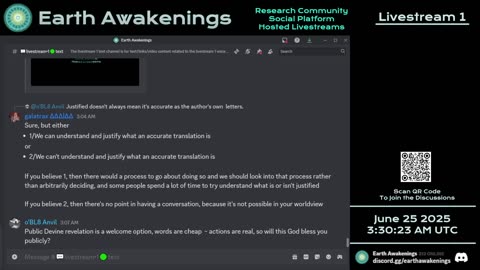 Earth Awakenings - Livestream 1 - #3251 - Live on Rumble/Youtube/X-Twitter/Twitch