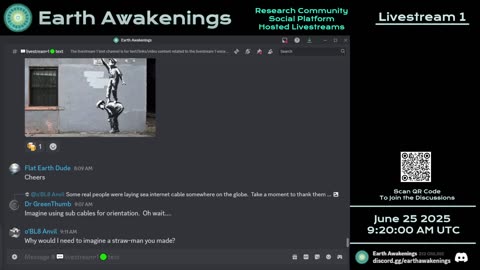 Earth Awakenings - Livestream 1 - #3254 - Live on Rumble/Youtube/X-Twitter/Twitch