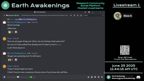 Earth Awakenings - Livestream 1 - #3254 - Live on Rumble/Youtube/X-Twitter/Twitch