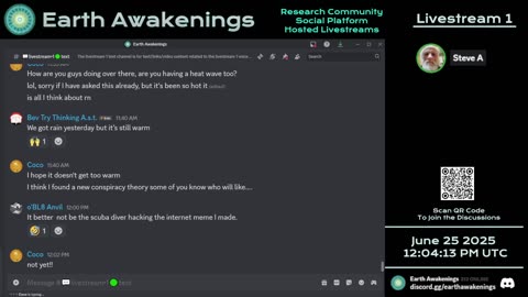 Earth Awakenings - Livestream 1 - #3254 - Live on Rumble/Youtube/X-Twitter/Twitch