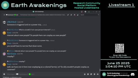 Earth Awakenings - Livestream 1 - #3254 - Live on Rumble/Youtube/X-Twitter/Twitch
