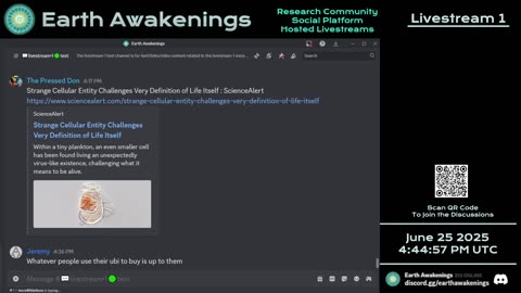 Earth Awakenings - Livestream 1 - #3254 - Live on Rumble/Youtube/X-Twitter/Twitch