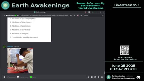 Earth Awakenings - Livestream 1 - #3254 - Live on Rumble/Youtube/X-Twitter/Twitch