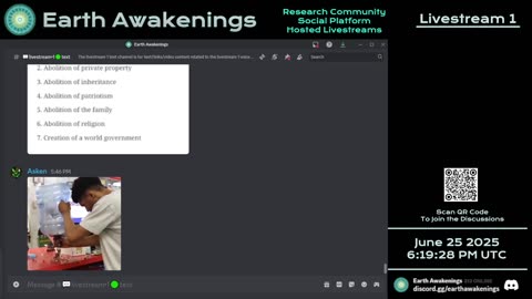 Earth Awakenings - Livestream 1 - #3254 - Live on Rumble/Youtube/X-Twitter/Twitch