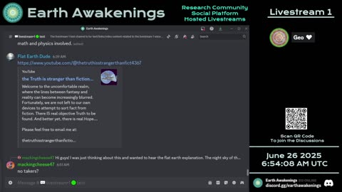 Earth Awakenings - Livestream 1 - #3254 - Live on Rumble/Youtube/X-Twitter/Twitch