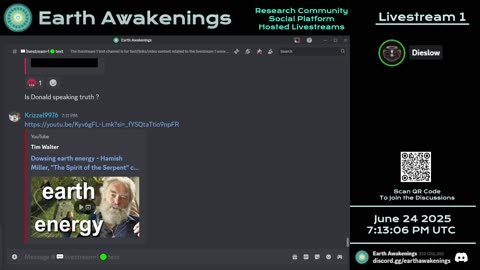 Earth Awakenings - Livestream 1 - #3251 - Live on Rumble/Youtube/X-Twitter/Twitch