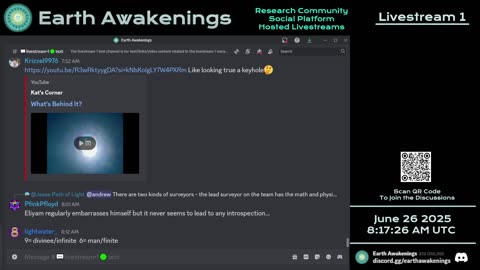 Earth Awakenings - Livestream 1 - #3254 - Live on Rumble/Youtube/X-Twitter/Twitch