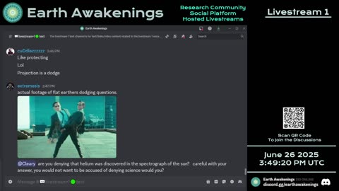 Earth Awakenings - Livestream 1 - #3255 - Live on Rumble/Youtube/X-Twitter/Twitch