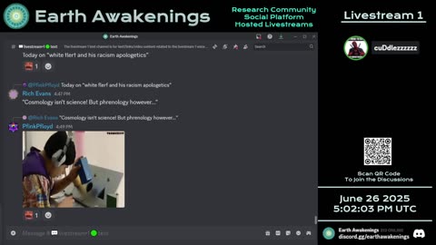 Earth Awakenings - Livestream 1 - #3255 - Live on Rumble/Youtube/X-Twitter/Twitch