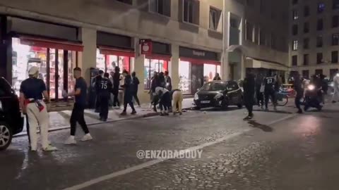 Africans destroy France