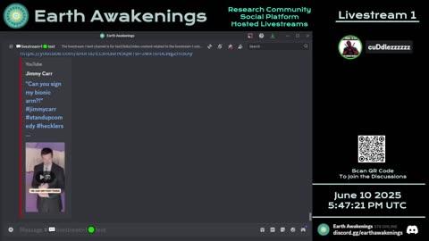 Earth Awakenings - Livestream 1 - #3220 - Live on Rumble/Youtube/X-Twitter/Twitch