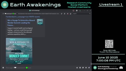 Earth Awakenings - Livestream 1 - #3220 - Live on Rumble/Youtube/X-Twitter/Twitch
