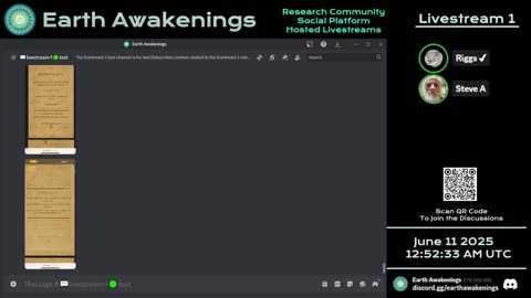 Earth Awakenings - Livestream 1 - #3220 - Live on Rumble/Youtube/X-Twitter/Twitch