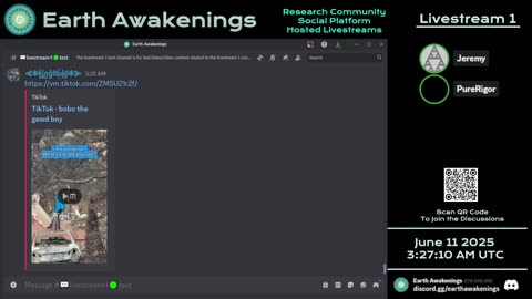 Earth Awakenings - Livestream 1 - #3220 - Live on Rumble/Youtube/X-Twitter/Twitch