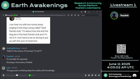 Earth Awakenings - Livestream 1 - #3220 - Live on Rumble/Youtube/X-Twitter/Twitch