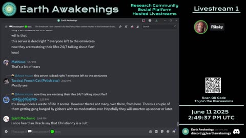 Earth Awakenings - Livestream 1 - #3220 - Live on Rumble/Youtube/X-Twitter/Twitch