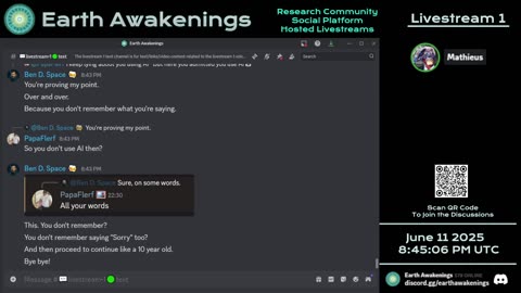 Earth Awakenings - Livestream 1 - #3220 - Live on Rumble/Youtube/X-Twitter/Twitch
