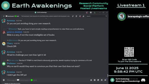 Earth Awakenings - Livestream 1 - #3220 - Live on Rumble/Youtube/X-Twitter/Twitch