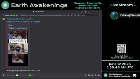 Earth Awakenings - Livestream 1 - #3220 - Live on Rumble/Youtube/X-Twitter/Twitch