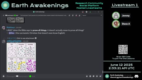 Earth Awakenings - Livestream 1 - #3220 - Live on Rumble/Youtube/X-Twitter/Twitch