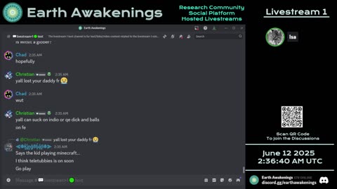 Earth Awakenings - Livestream 1 - #3220 - Live on Rumble/Youtube/X-Twitter/Twitch