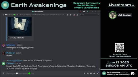 Earth Awakenings - Livestream 1 - #3220 - Live on Rumble/Youtube/X-Twitter/Twitch