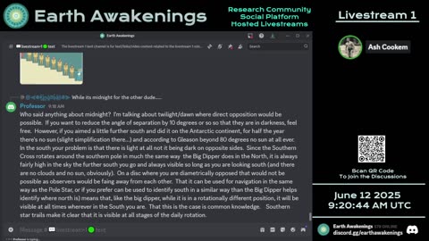 Earth Awakenings - Livestream 1 - #3220 - Live on Rumble/Youtube/X-Twitter/Twitch