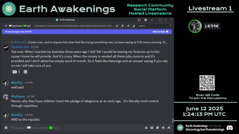 Earth Awakenings - Livestream 1 - #3220 - Live on Rumble/Youtube/X-Twitter/Twitch