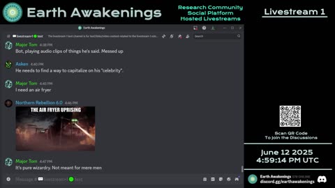 Earth Awakenings - Livestream 1 - #3225 - Live on Rumble/Youtube/X-Twitter/Twitch