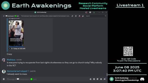 Earth Awakenings - Livestream 1 - #3214 - Live on Rumble/Youtube/X-Twitter/Twitch