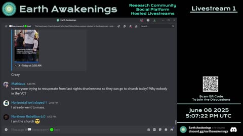 Earth Awakenings - Livestream 1 - #3214 - Live on Rumble/Youtube/X-Twitter/Twitch