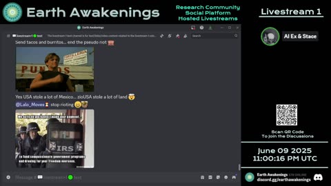 Earth Awakenings - Livestream 1 - #3215 - Live on Rumble/Youtube/X-Twitter/Twitch