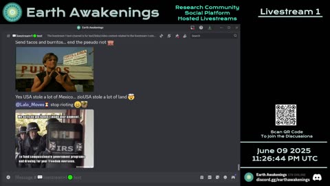 Earth Awakenings - Livestream 1 - #3215 - Live on Rumble/Youtube/X-Twitter/Twitch