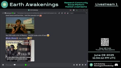 Earth Awakenings - Livestream 1 - #3215 - Live on Rumble/Youtube/X-Twitter/Twitch
