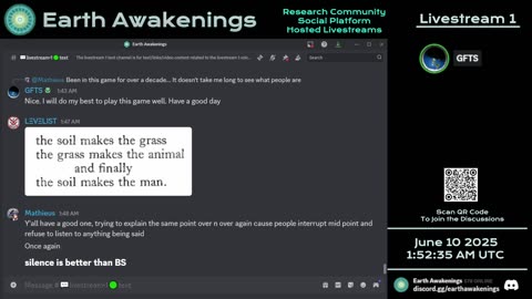Earth Awakenings - Livestream 1 - #3220 - Live on Rumble/Youtube/X-Twitter/Twitch
