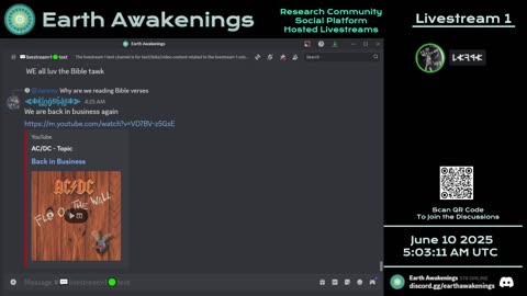 Earth Awakenings - Livestream 1 - #3220 - Live on Rumble/Youtube/X-Twitter/Twitch