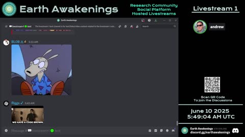 Earth Awakenings - Livestream 1 - #3220 - Live on Rumble/Youtube/X-Twitter/Twitch
